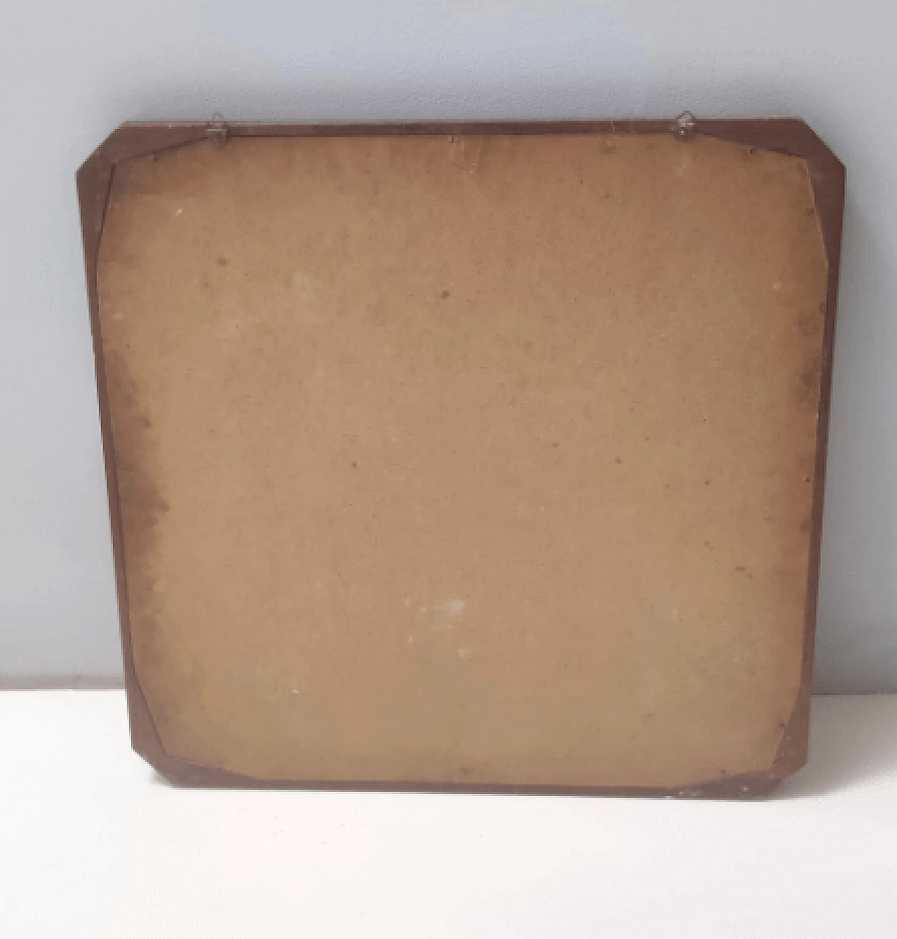 Specchio da parete in noce ebanizzato di Dino Cavalli, anni '60 5