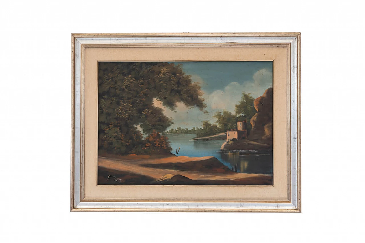 Francis Torry, landscape, oil on canvas, 1977 1406766