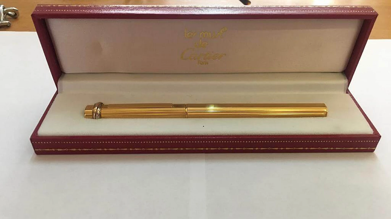 Must De Cartier gold-plated biros, 1980s 13