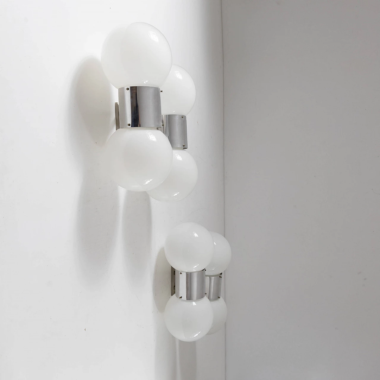 Pair of wall lamps by Stilux Milano, 1960s 1
