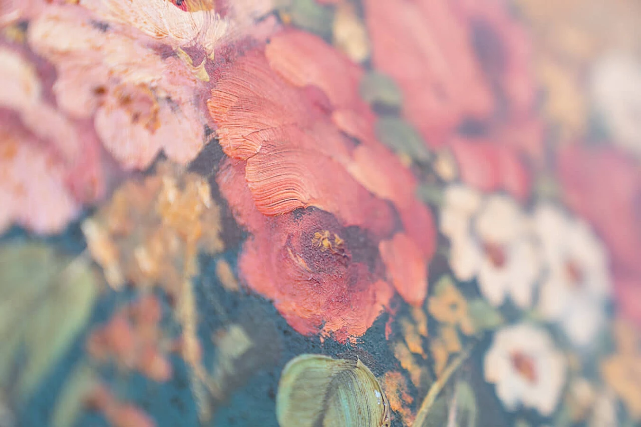 Lina Rossi, Floral composition, painting on canvas, 1930s 10