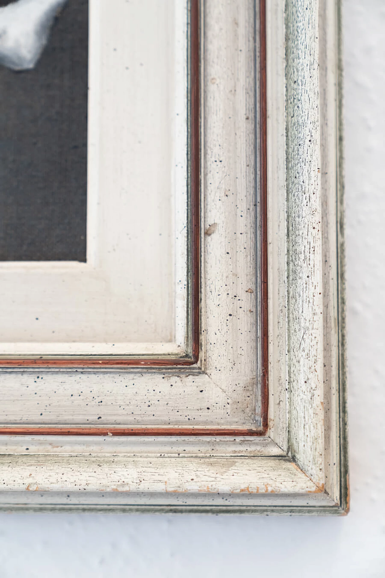 Dipinto di donna con burattino, anni '70 1466207