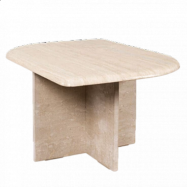 Tavolino in travertino, anni '70