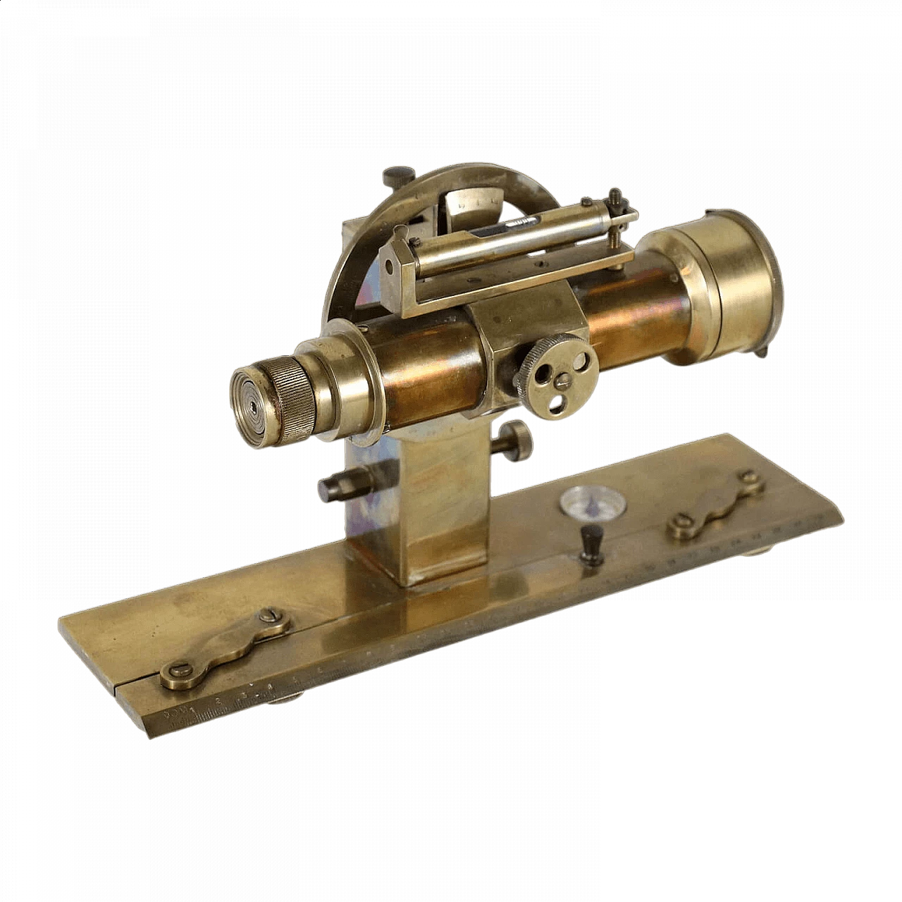 Brass telescope diopter, 19th century 10