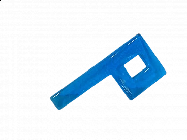 Glass letter P, 1980s