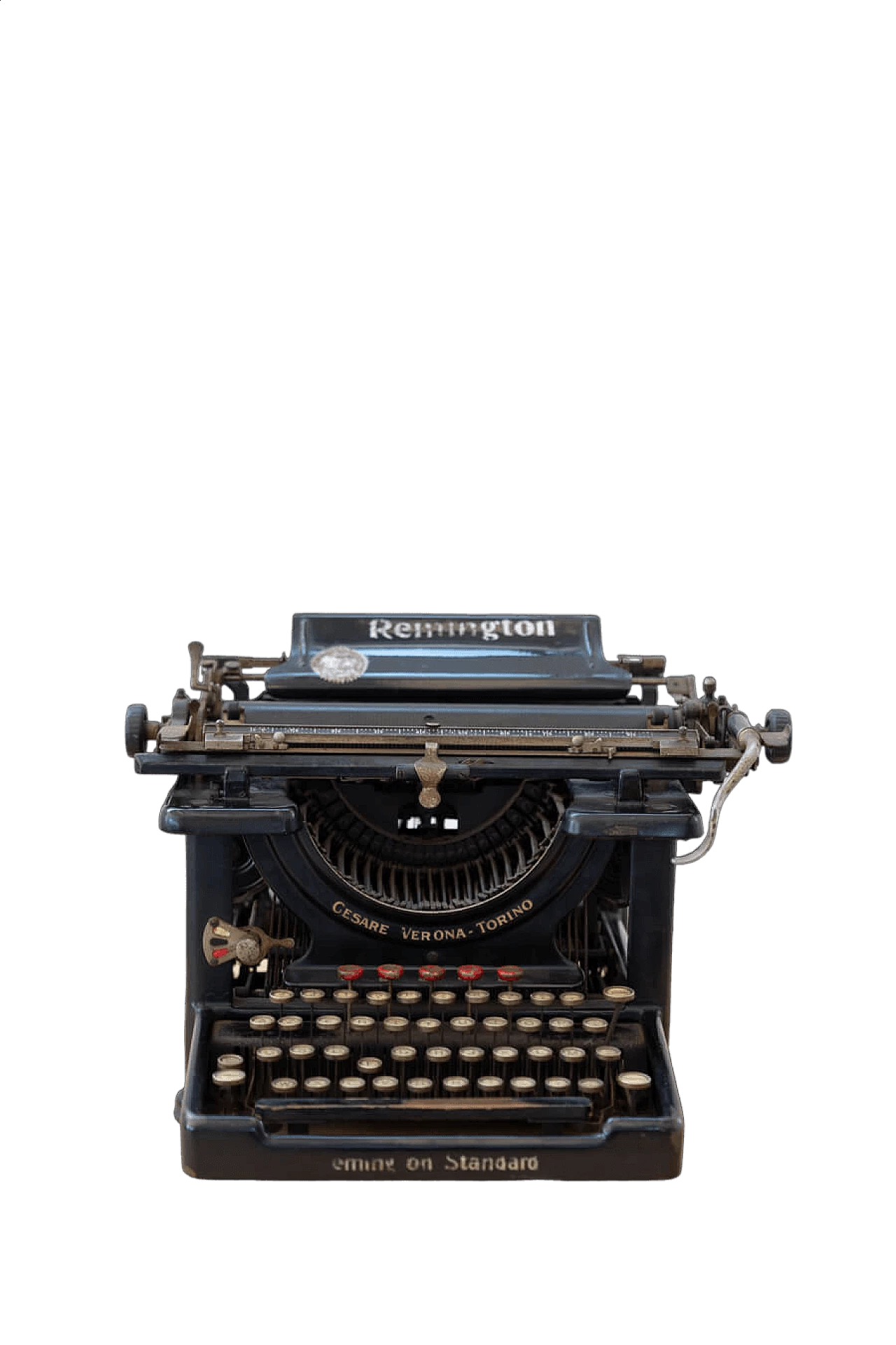 Remington metal typewriter, early 20th century 18