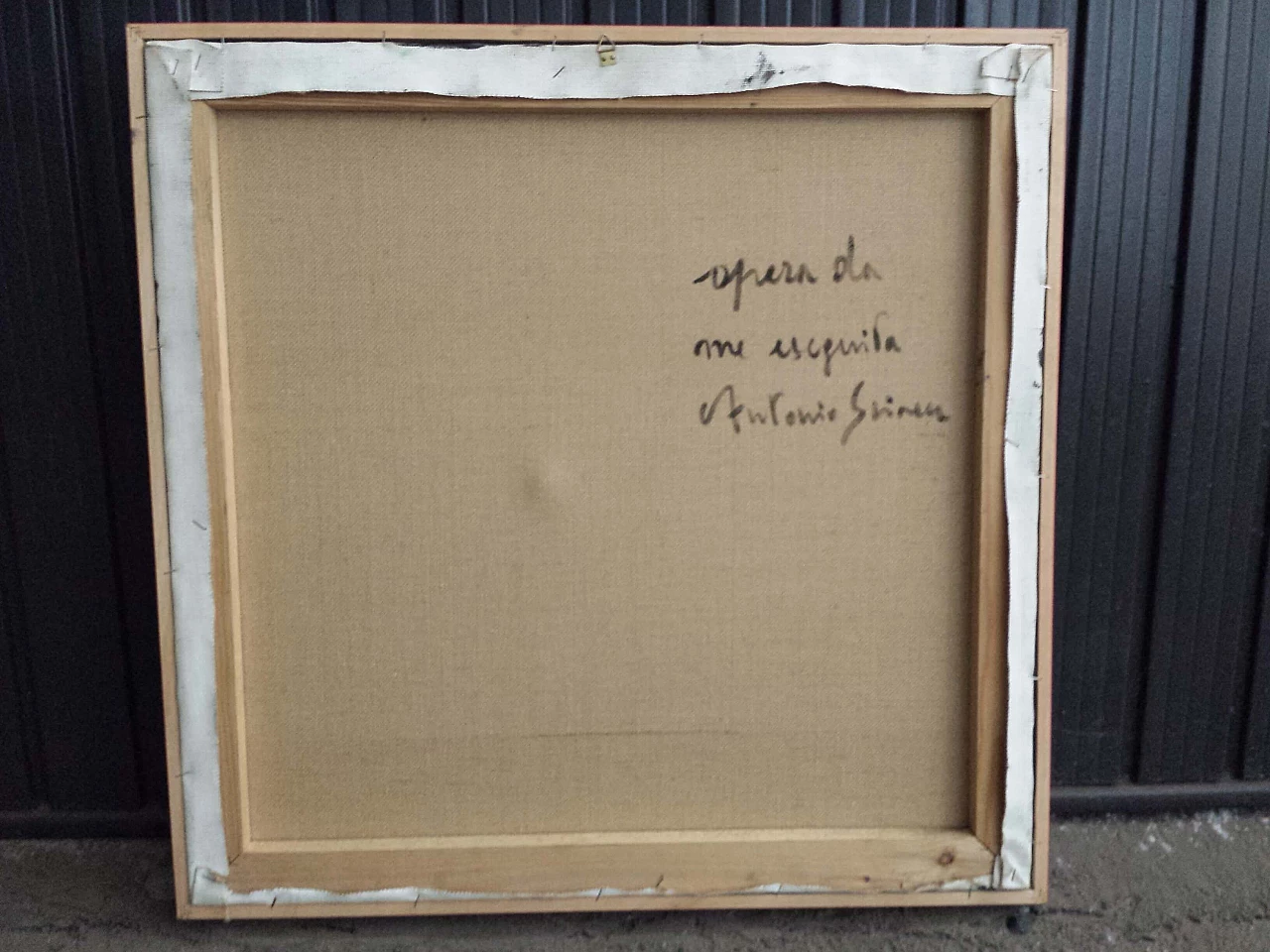 Antonio Sciacca, natura morta con maschere, dipinto a olio su tela 2