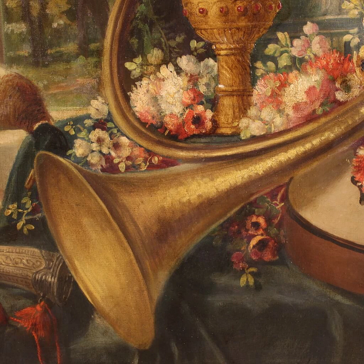 Giorgio Ceragioli, still life and landscape, oil painting on canvas 9