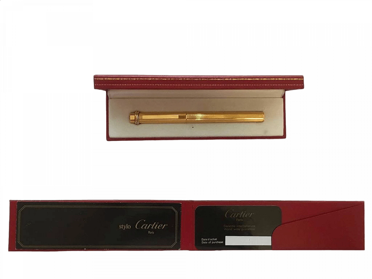 Must De Cartier gold-plated biros, 1980s 17