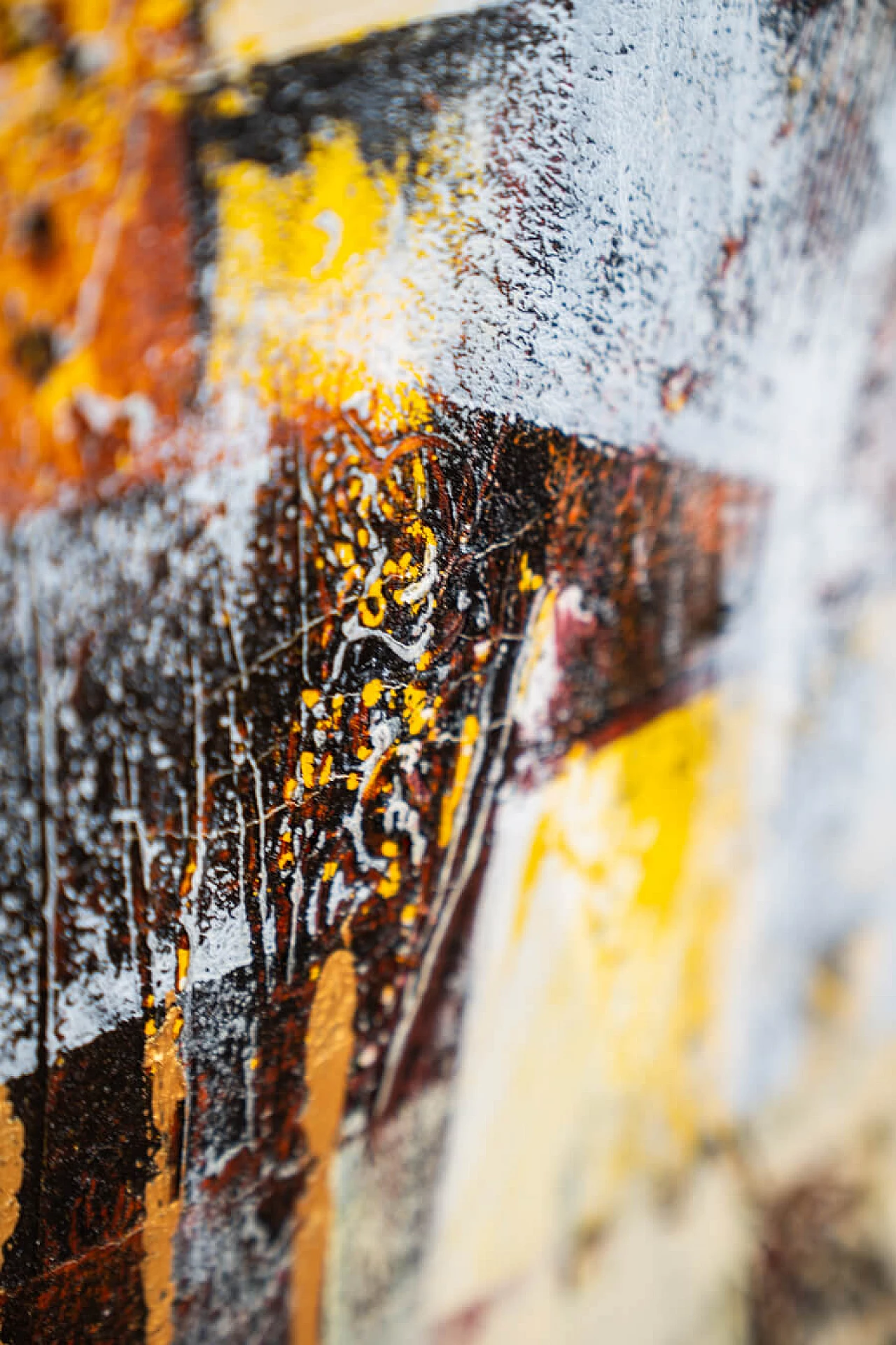 Abstract painting on canvas, 21st century 1373459