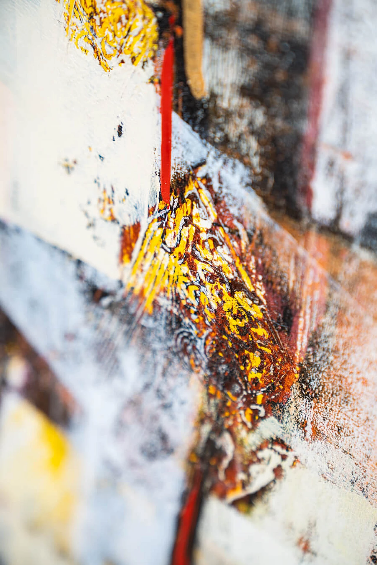 Abstract painting on canvas, 21st century 1373460