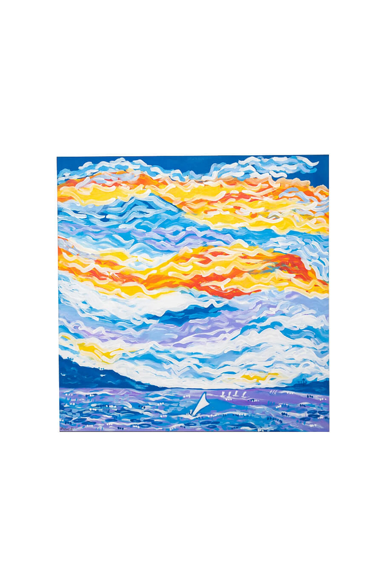 Abstract painting, oil on canvas, 00s 1371928