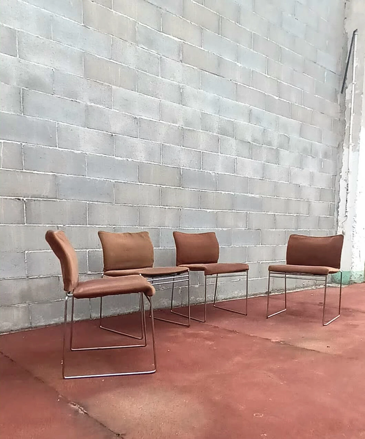 4 Jano chairs by Kazuhide Takahama for Simon Gavina, 1970s 1