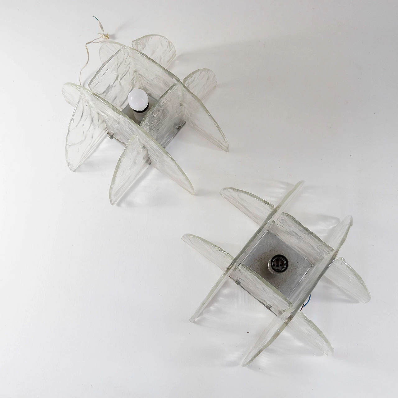 Wall or ceiling lamp by Carlo Nason for Mazzega, 1970s 6