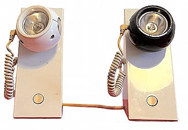 Coppia di lampade da tavolo di Brilliant Leuchten AG, anni '80