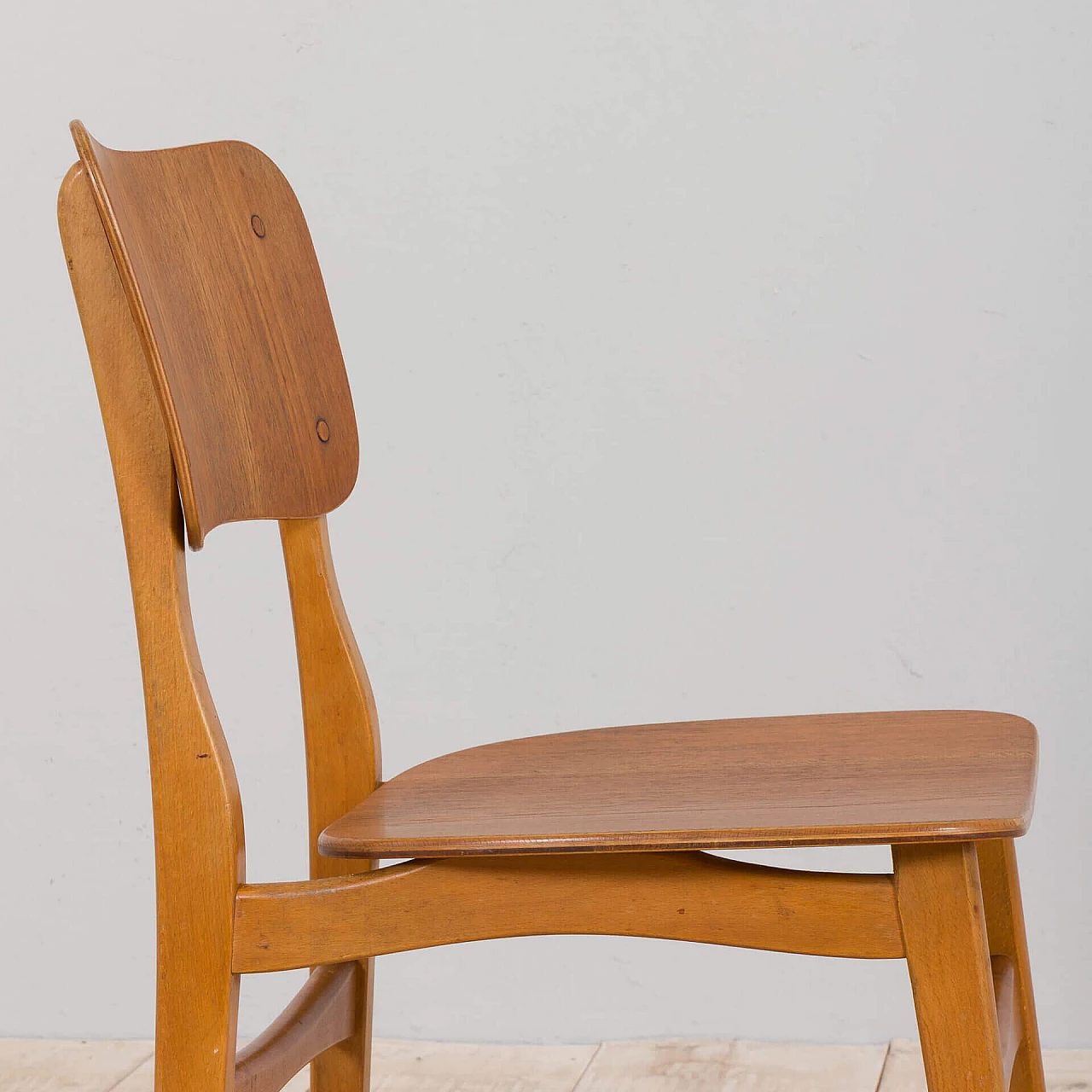 Danish teak and oak chair in the style of Børge Mogensen, 1960s 8