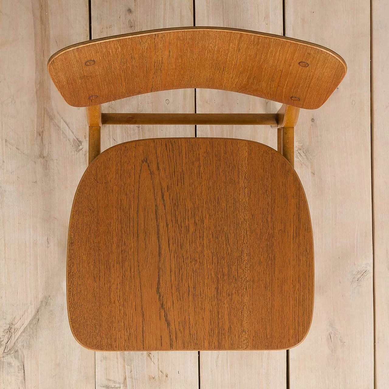 Danish teak and oak chair in the style of Børge Mogensen, 1960s 10