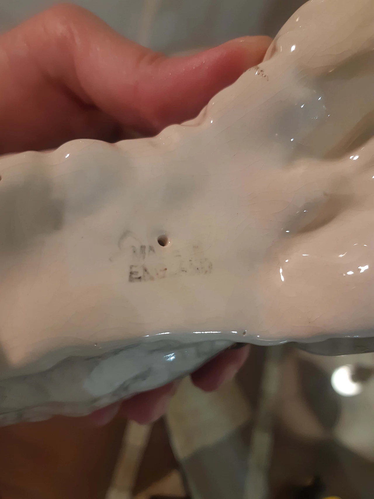 Scultura inglese di cocker spaniel in porcellana 3