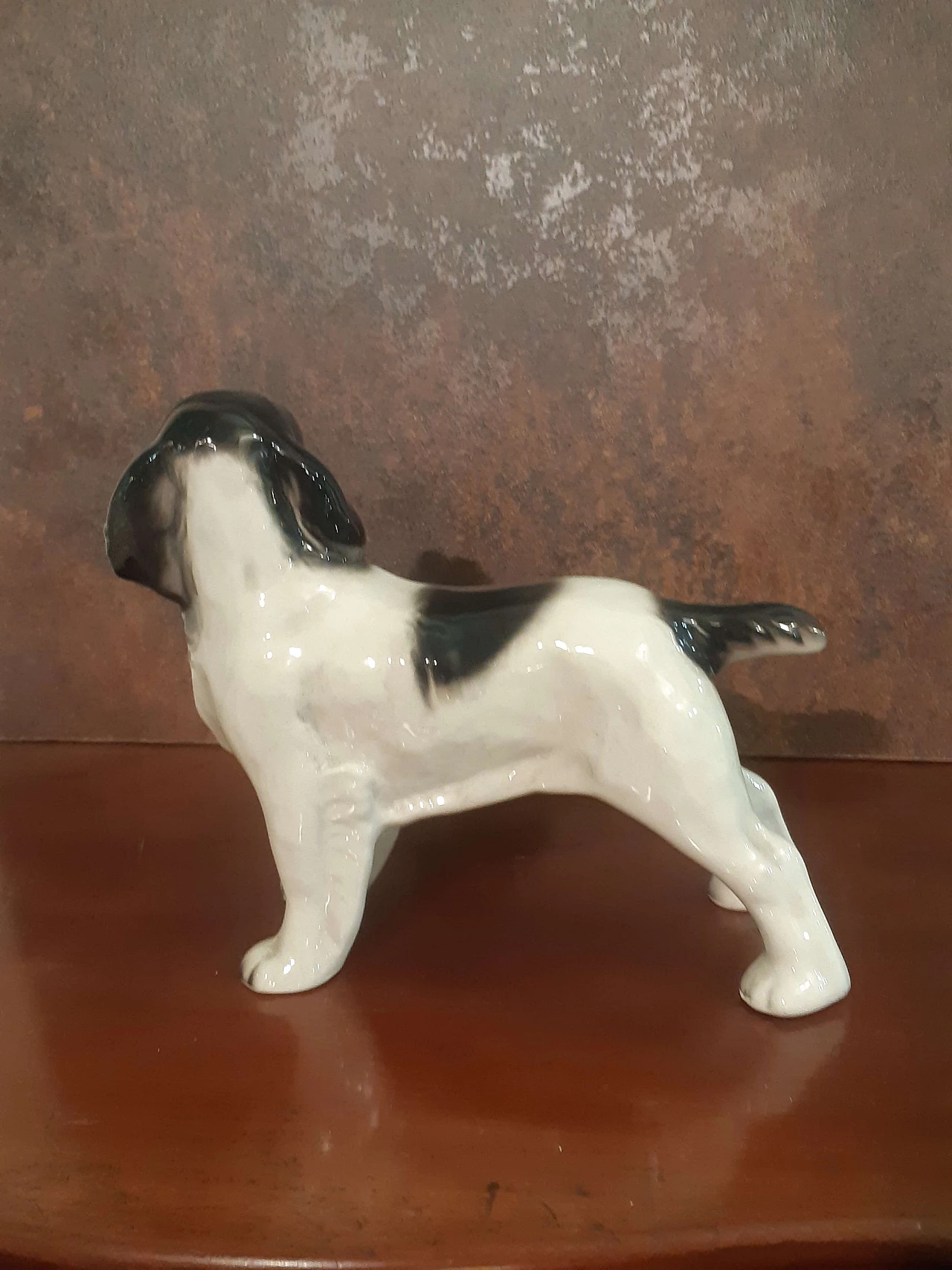 Porcelain Cocker Spaniel dog figurine by Cooper Craft, 1940s 2