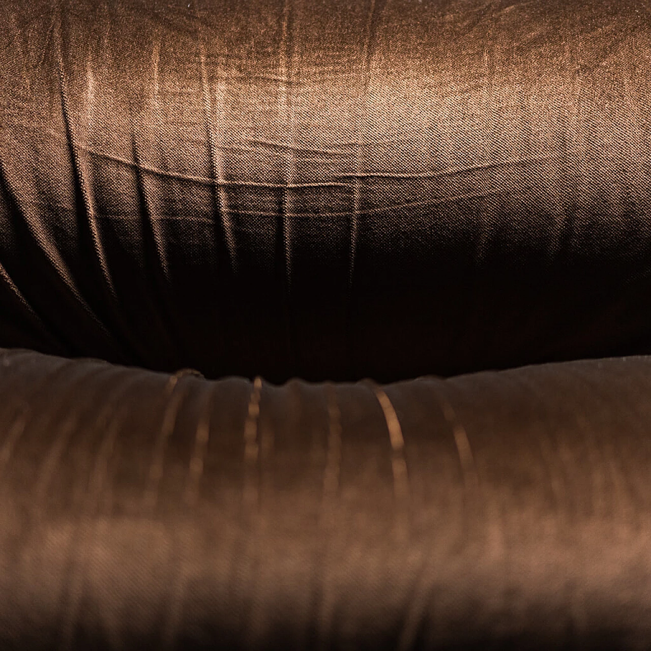 Pair of brown velvet armchairs by Doimo Salotti, 1970s 8