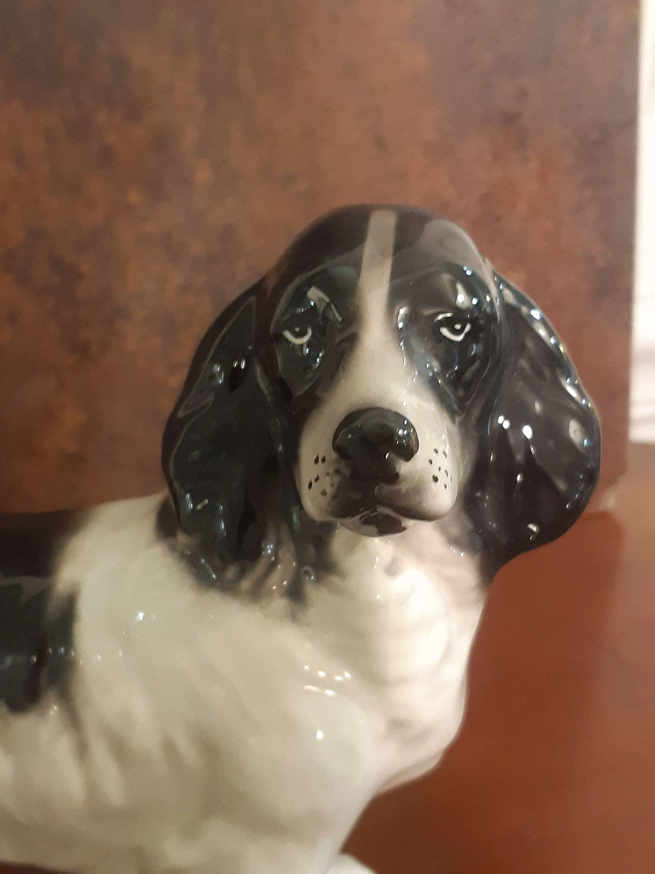 Statuina di cane Cocker Spaniel in porcellana di Cooper Craft, anni '40 3