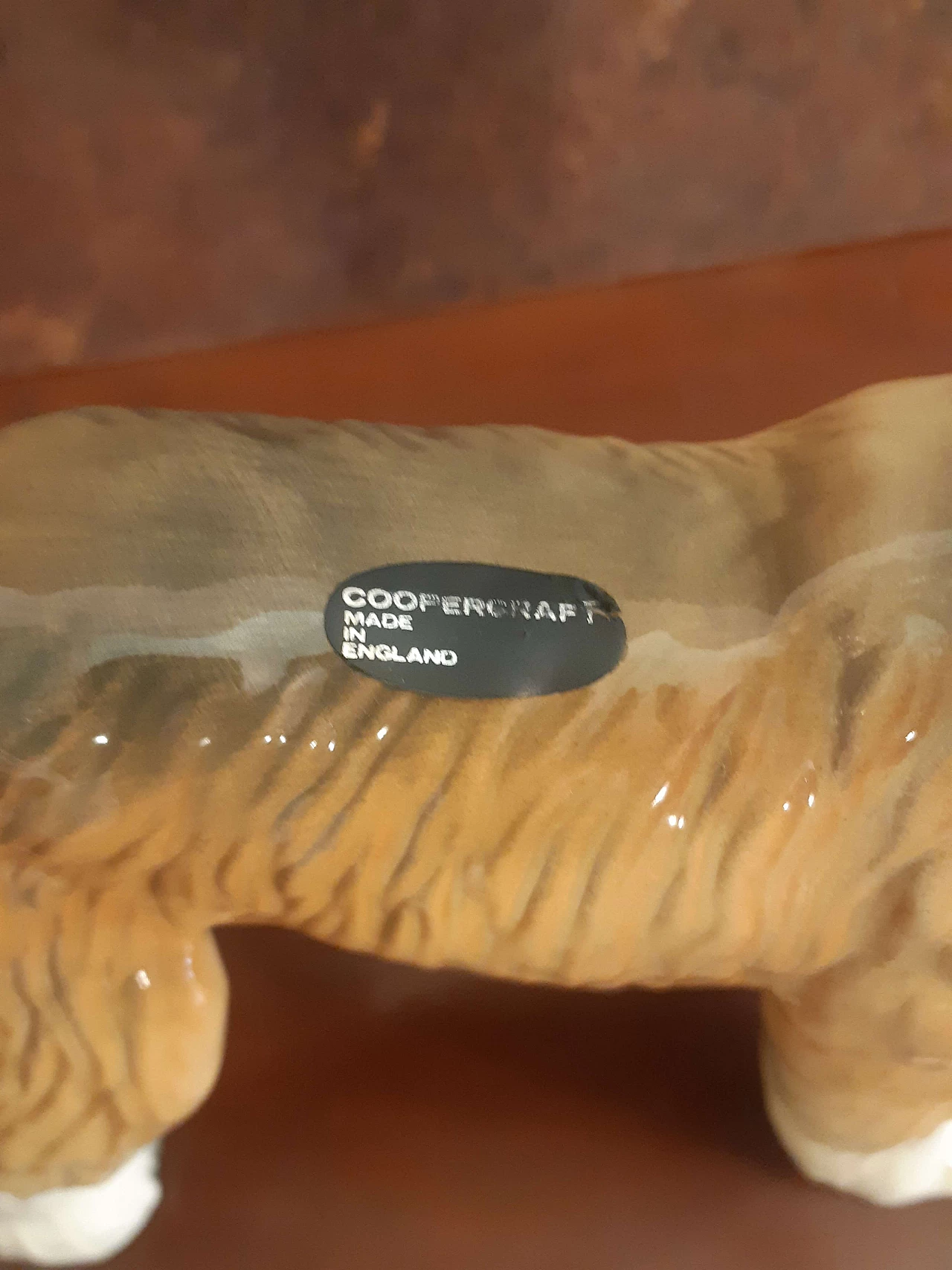 Cooper Craft porcelain long-haired Afghan Greyhound dog figurine, 1940s 4