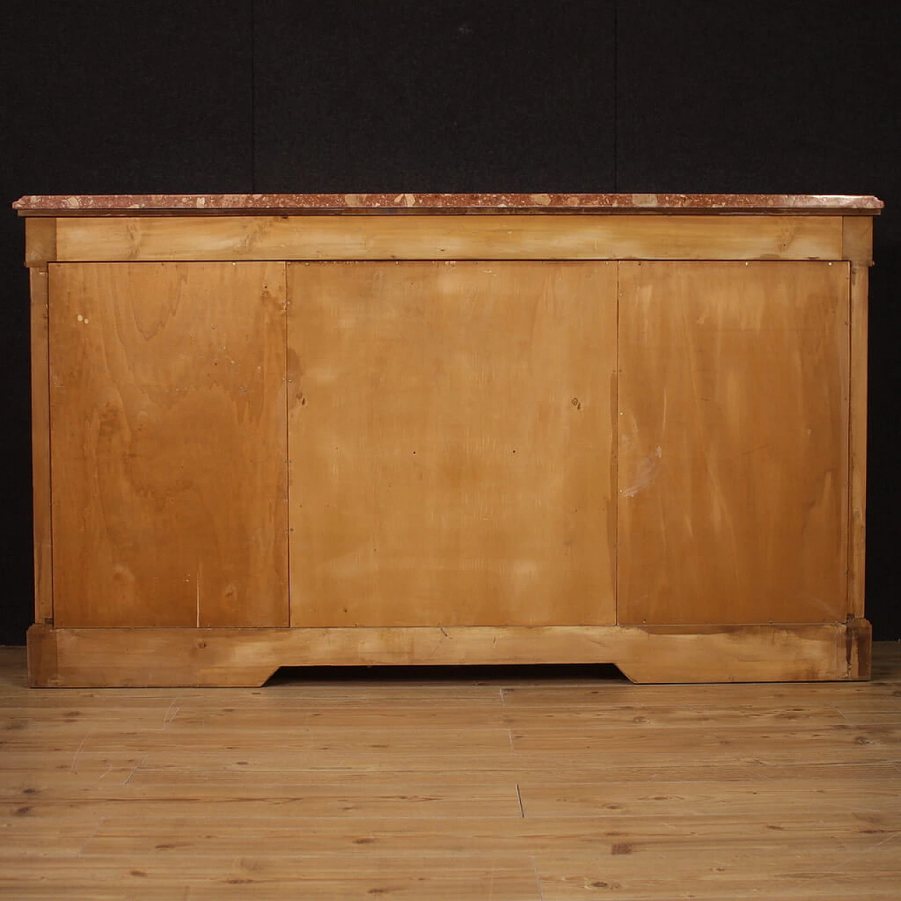 Walnut, olive and ebony inlaid sideboard in Napoleon III style, 1960s 7