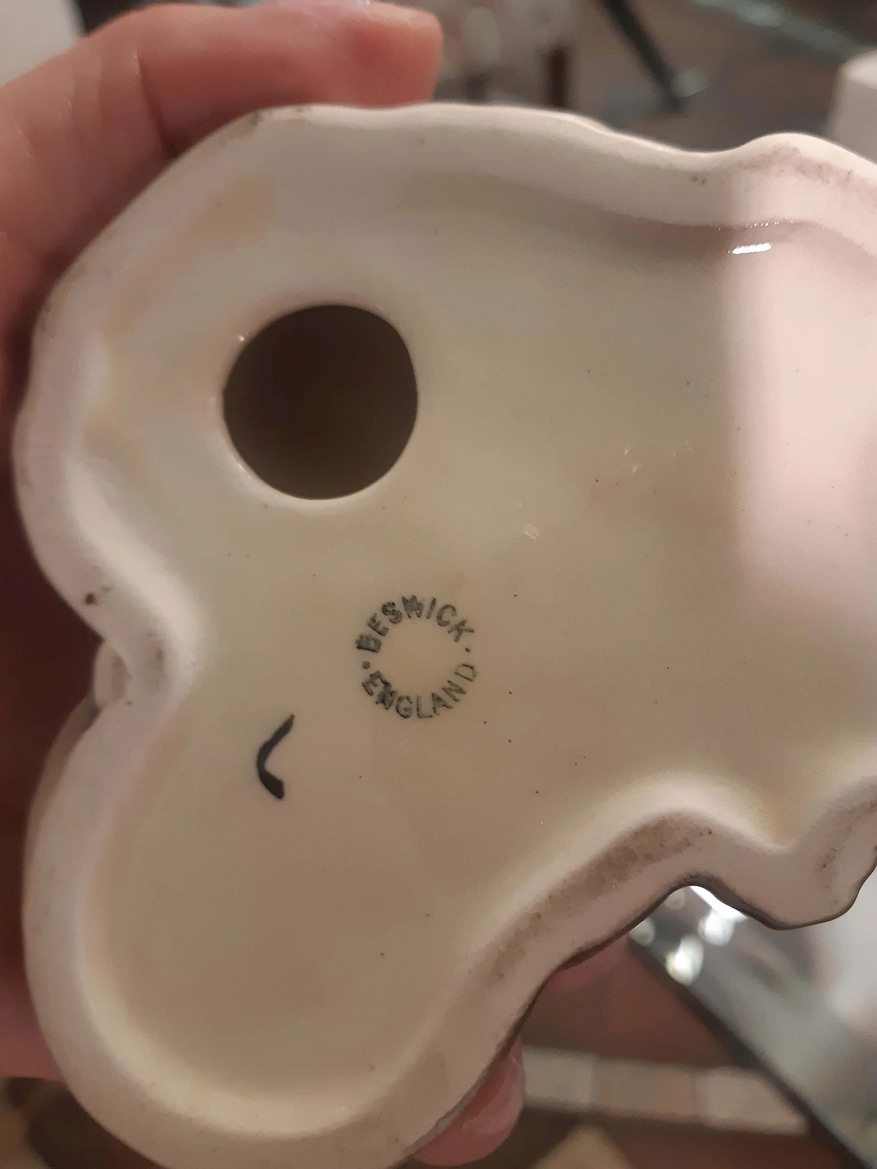 Scultura di due cuccioli di gatto siamese in porcellana di Beswick 3