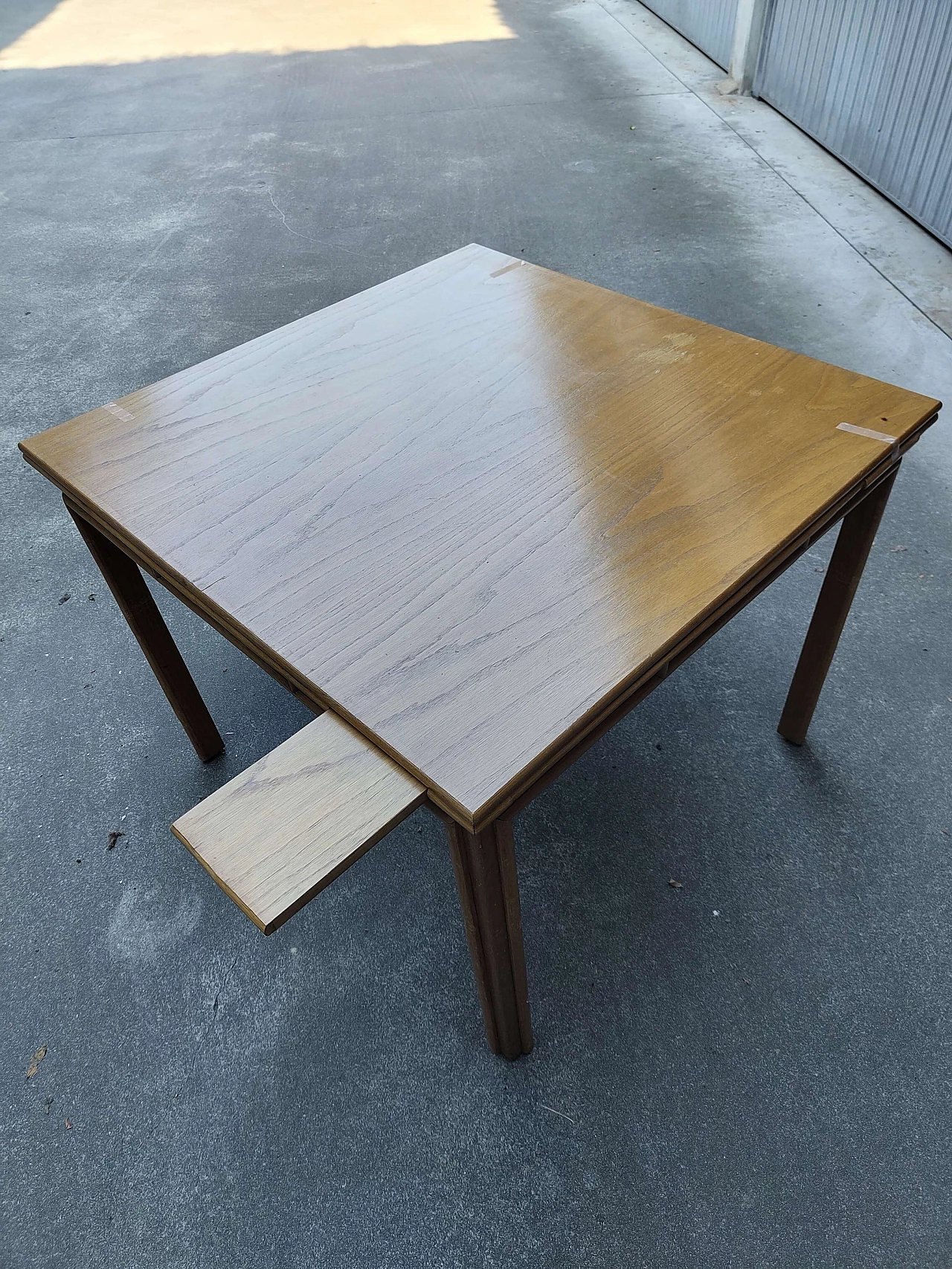 Tavolo da gioco in bambù di Lyda Levi, anni '60 1