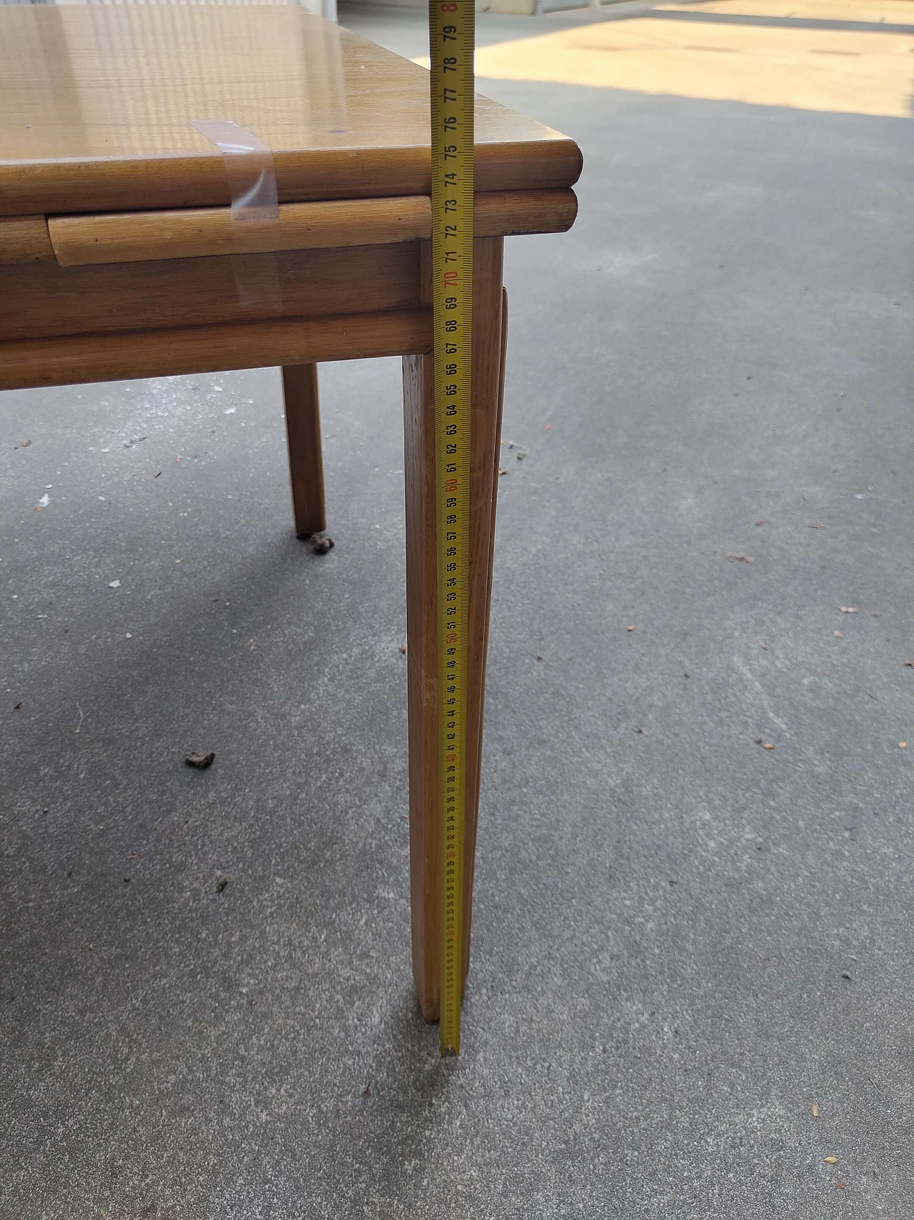 Tavolo da gioco in bambù di Lyda Levi, anni '60 3