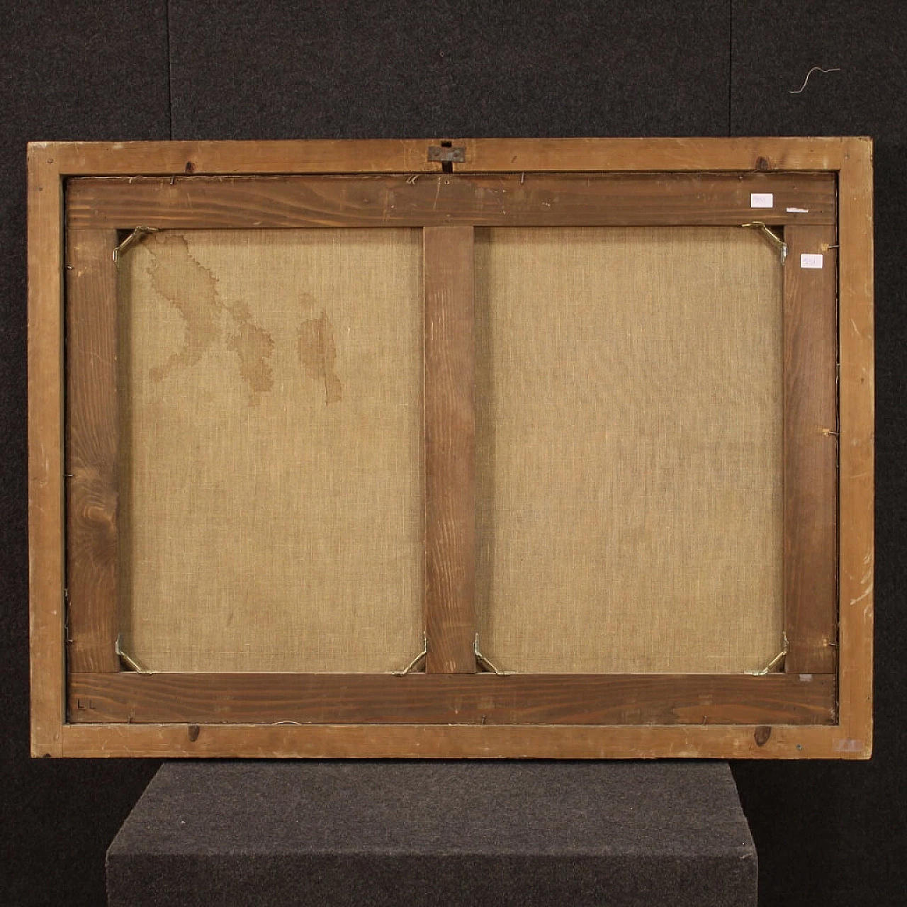 St. Francis, oil on canvas, first half of the 18th century 4