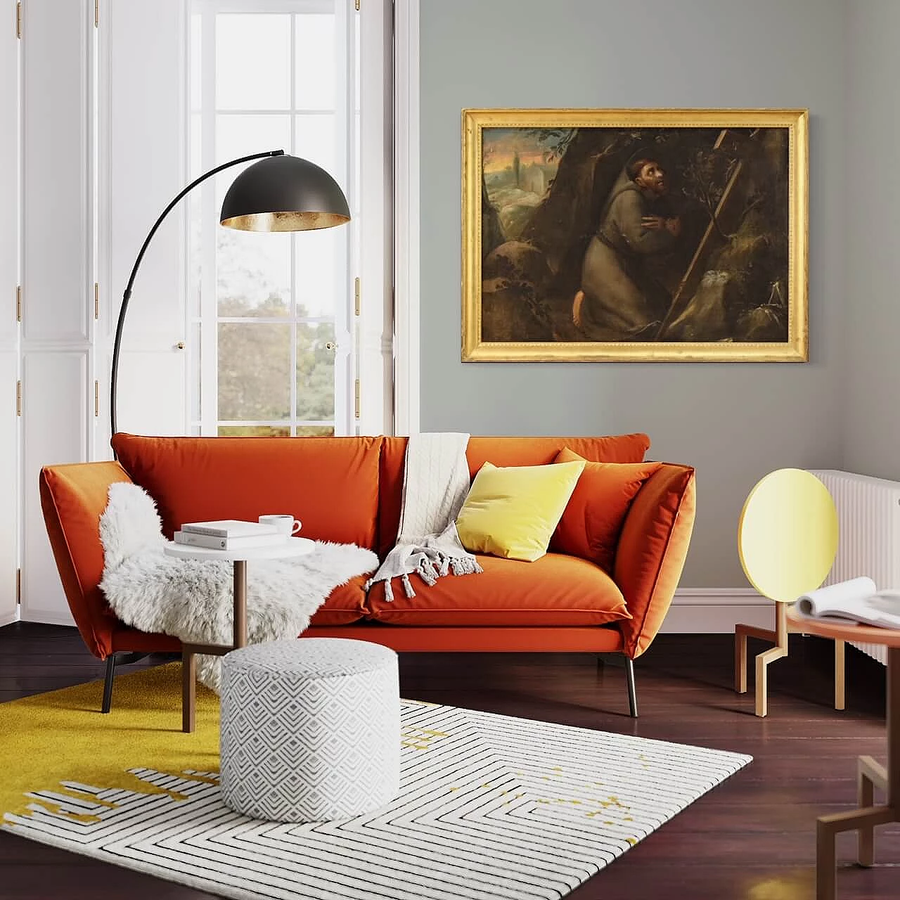 St. Francis, oil on canvas, first half of the 18th century 5