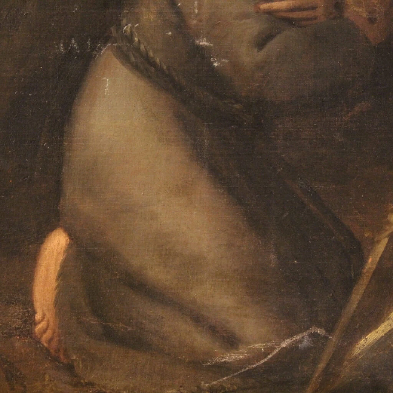 St. Francis, oil on canvas, first half of the 18th century 11