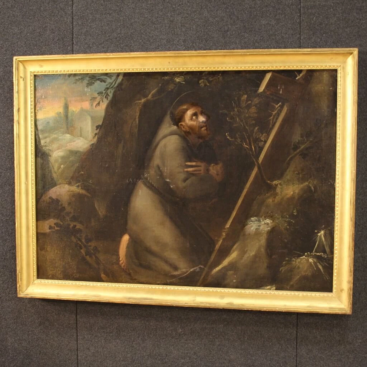 St. Francis, oil on canvas, first half of the 18th century 15