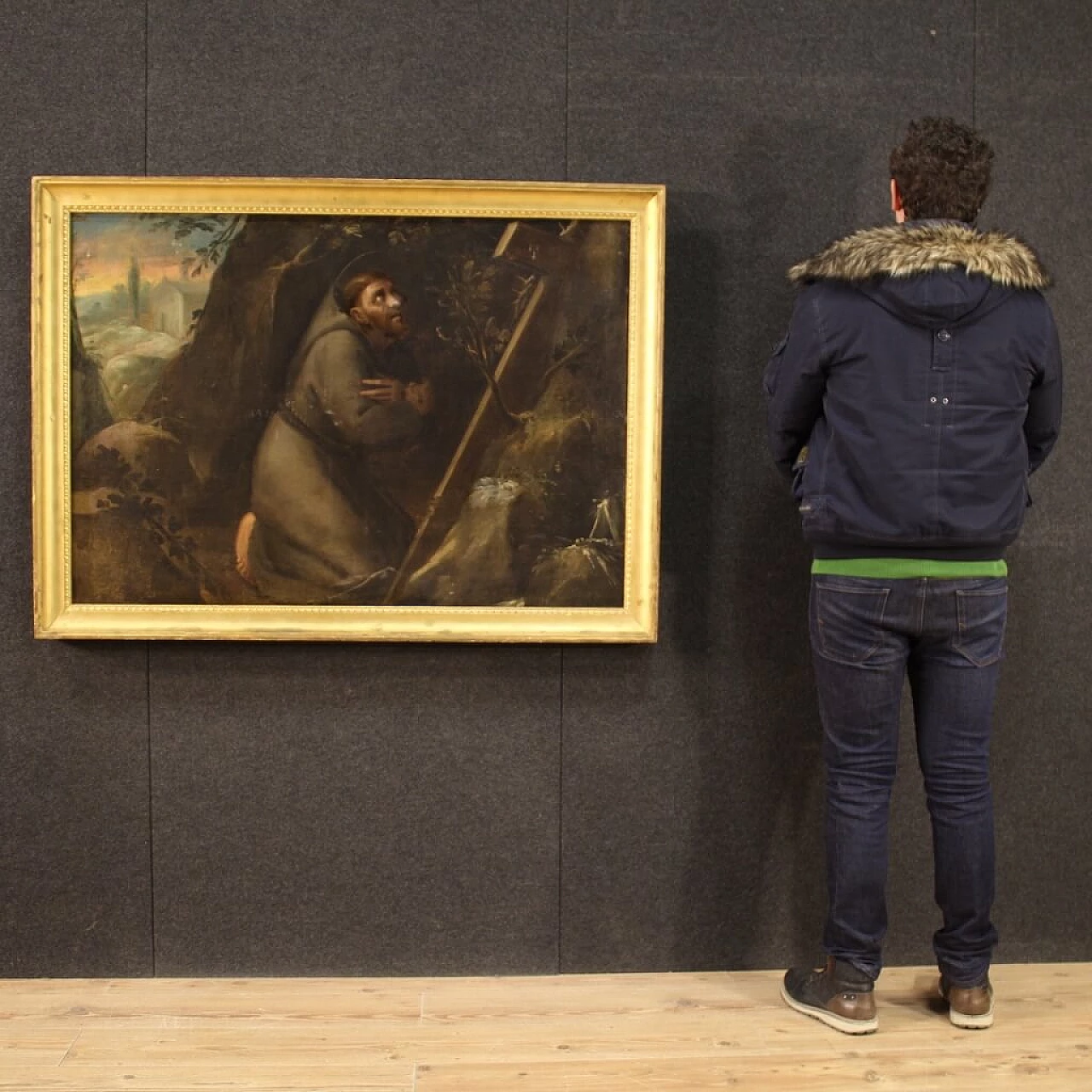 St. Francis, oil on canvas, first half of the 18th century 16