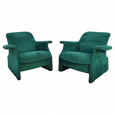 Pair of Sforzesca armchairs by Studio Progetti Gavina for Simon, 1980s