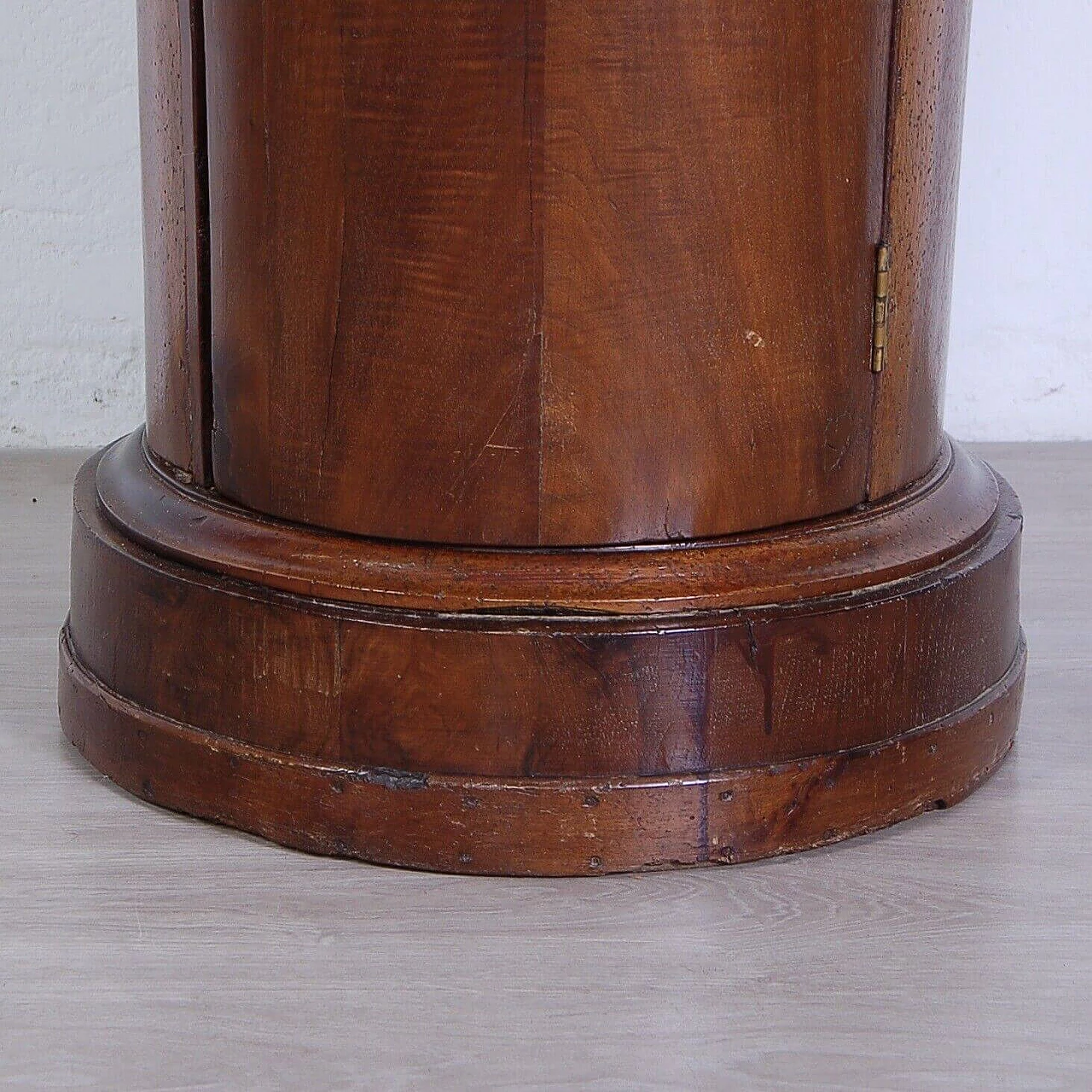 Empire wood column bedside table, second half of the 19th century 6