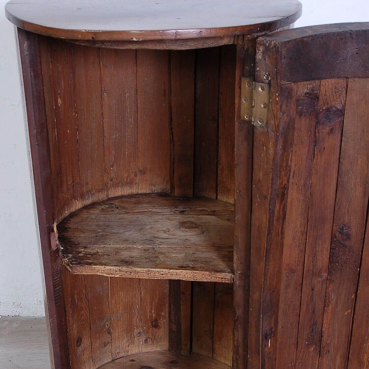 Empire wood column bedside table, second half of the 19th century 10