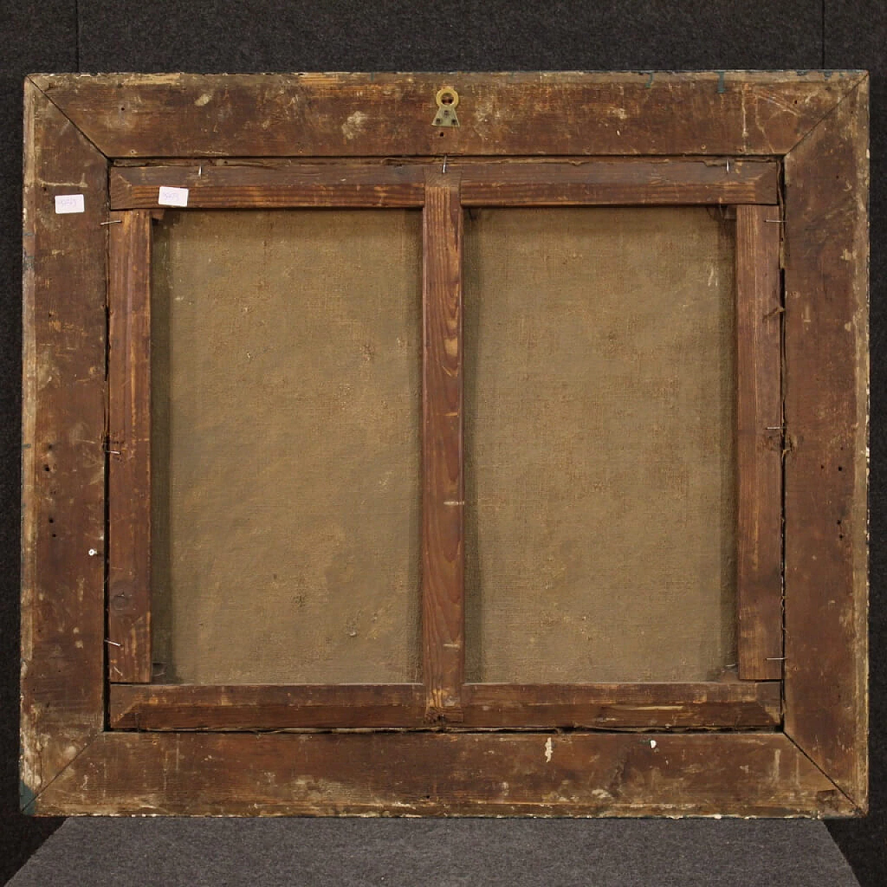 Scena popolare di genere, dipinto a olio su tela, seconda metà del '700 4