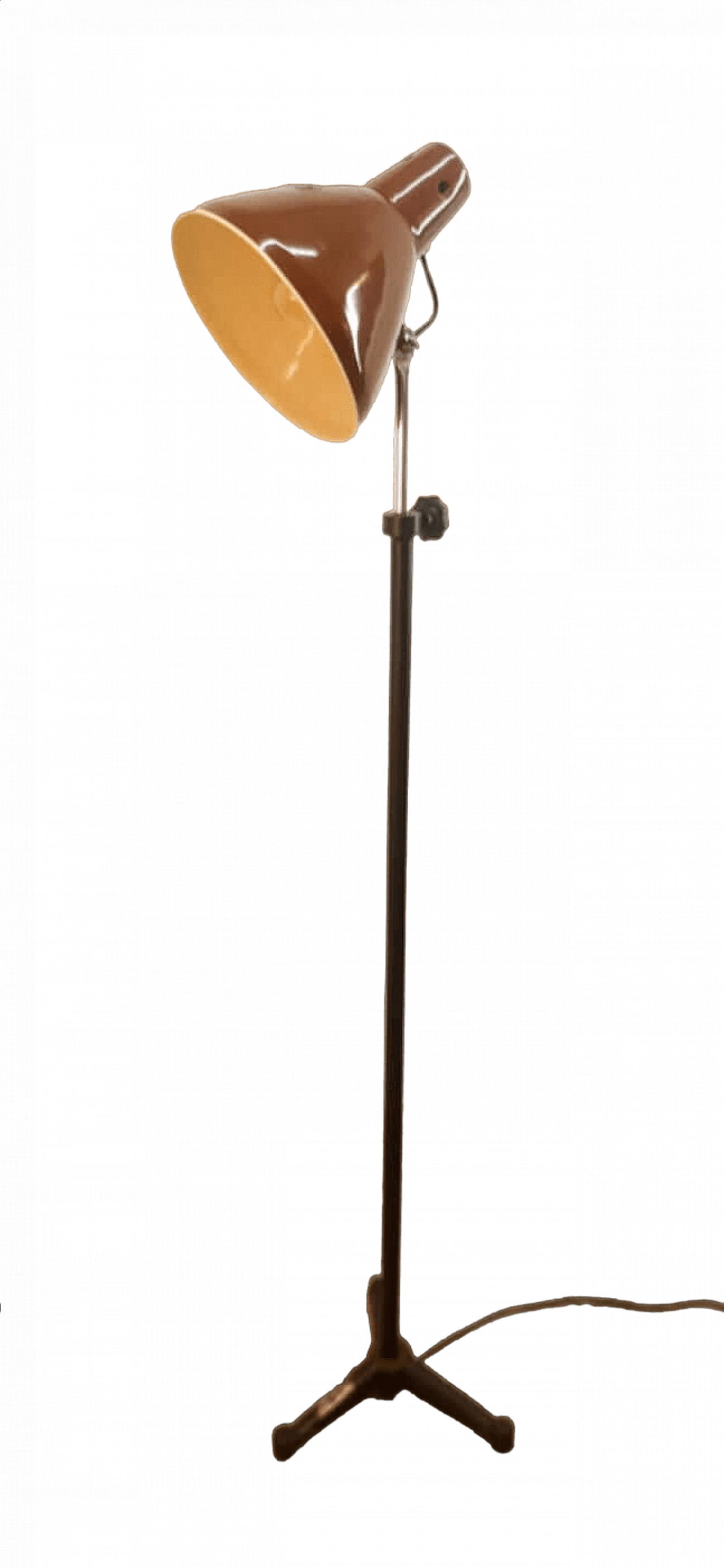 Brown metal floor lamp by Ing. S. Marcucci, 1950s 25