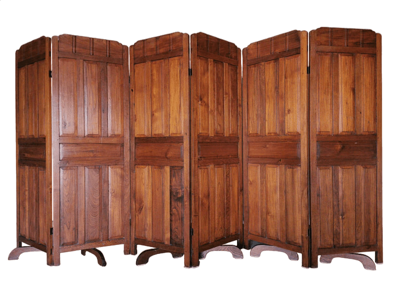 Burmese Colonial style solid teak screen 10