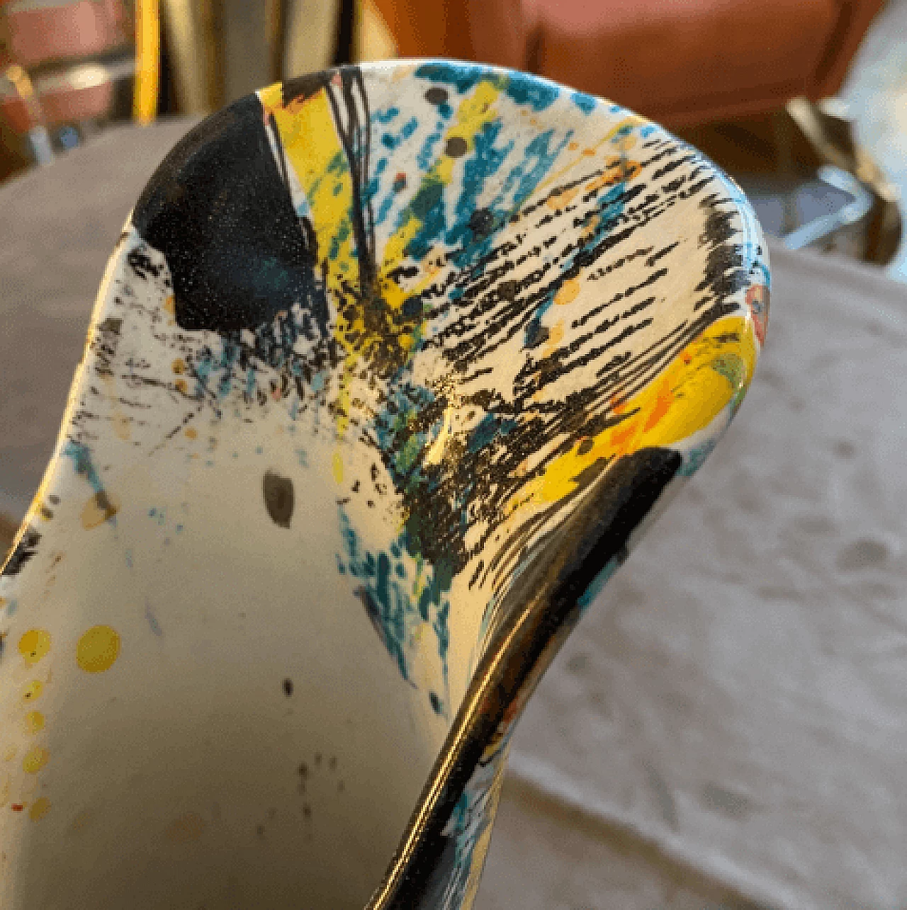 Ceramic pitcher by Maurizio Carbone for Ceramica Castelli, 1980s 4