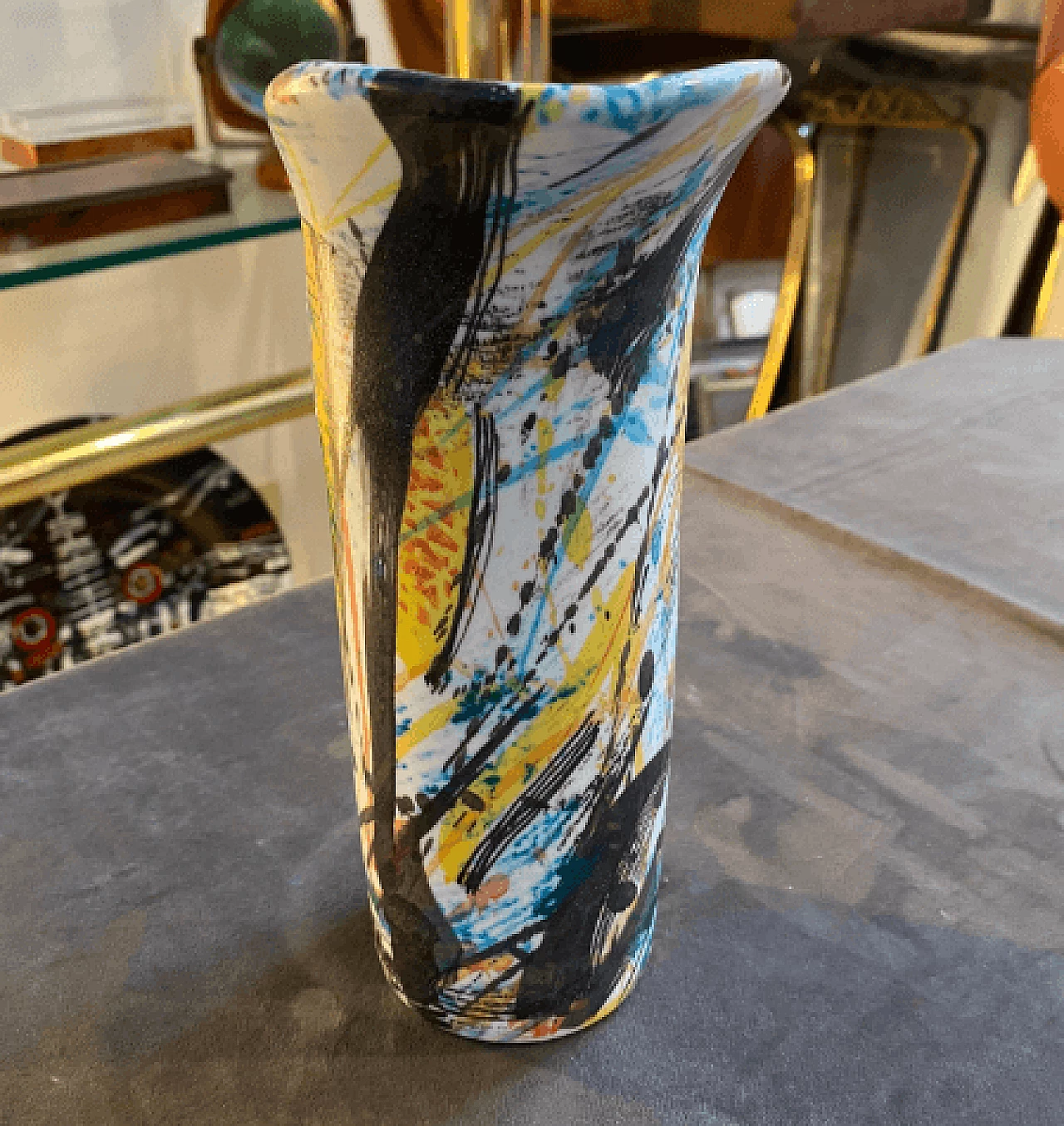 Ceramic pitcher by Maurizio Carbone for Ceramica Castelli, 1980s 5