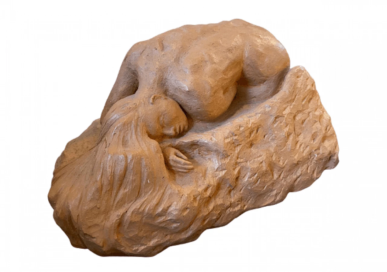 Terracotta sculpture of female nude by Tudisco, 1970s 2