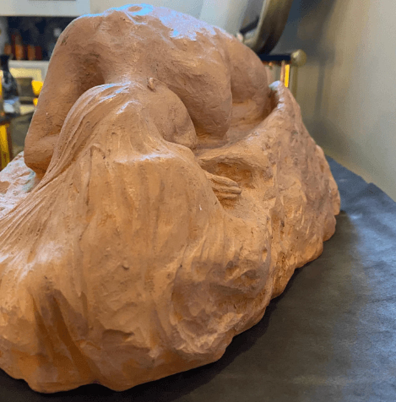 Terracotta sculpture of female nude by Tudisco, 1970s 4