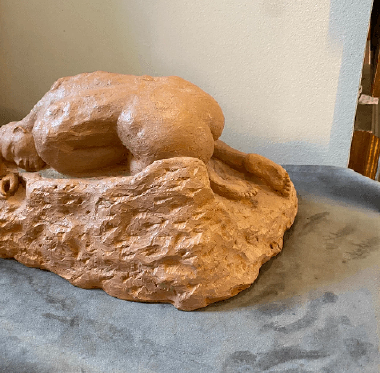 Terracotta sculpture of female nude by Tudisco, 1970s 6