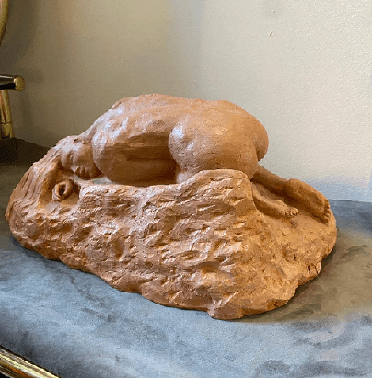 Terracotta sculpture of female nude by Tudisco, 1970s 8