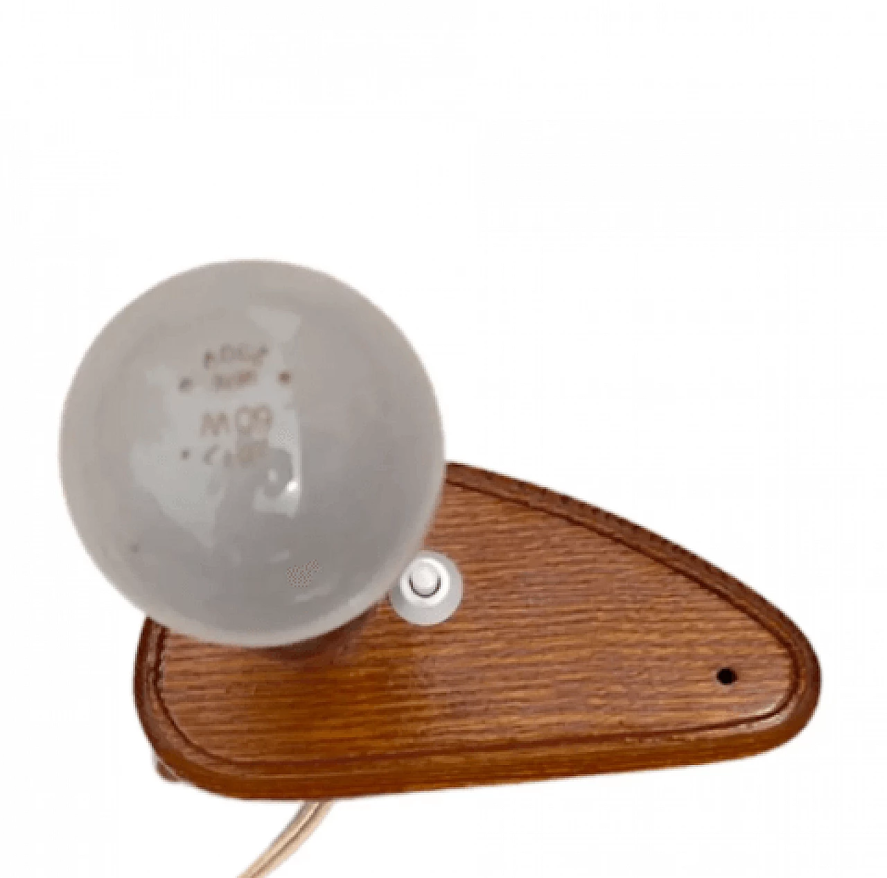 Lampada da tavolo in faggio e bachelite di Appelt Berlin, anni '60 10