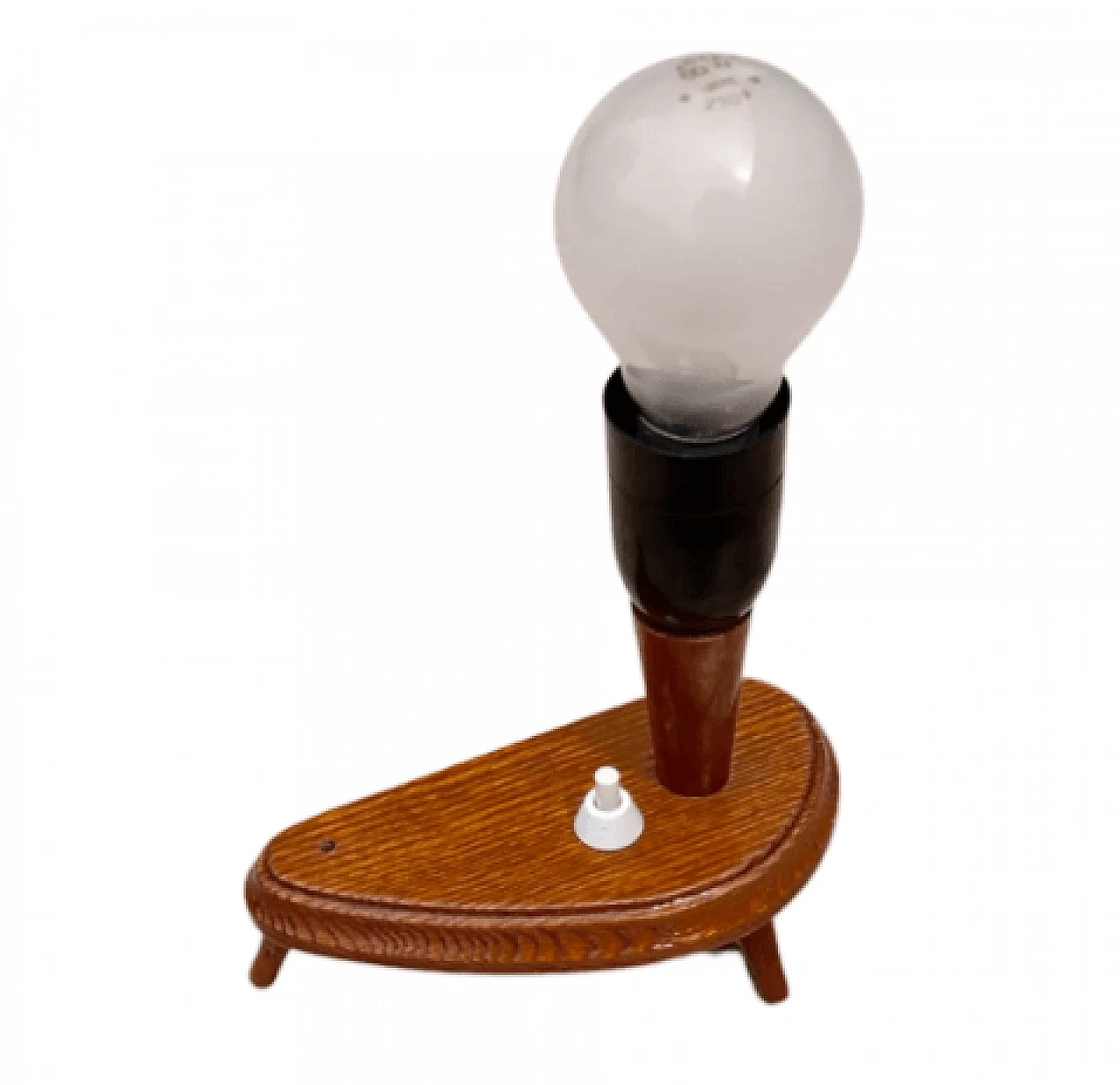 Lampada da tavolo in faggio e bachelite di Appelt Berlin, anni '60 12