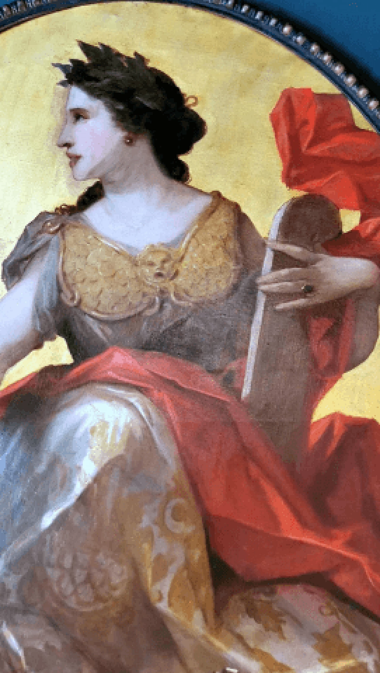 Calliope, dipinto a olio su tela, '800 11
